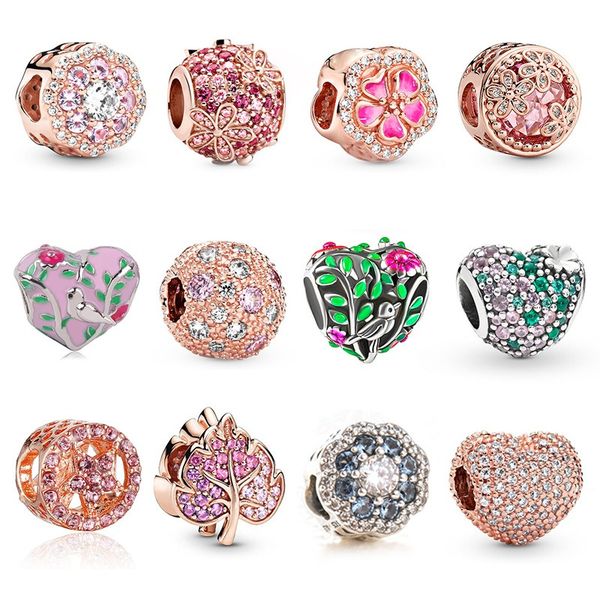fits pandora bracelets 20pcs daisy heart bird paved heart dangle charm bead with pink cz silver charms bead for women making diy european ne, Black
fits pandora bracelets 20pcs daisy heart bird paved heart dangle charm bead with pink cz silver charms bead for women making diy european ne, Black