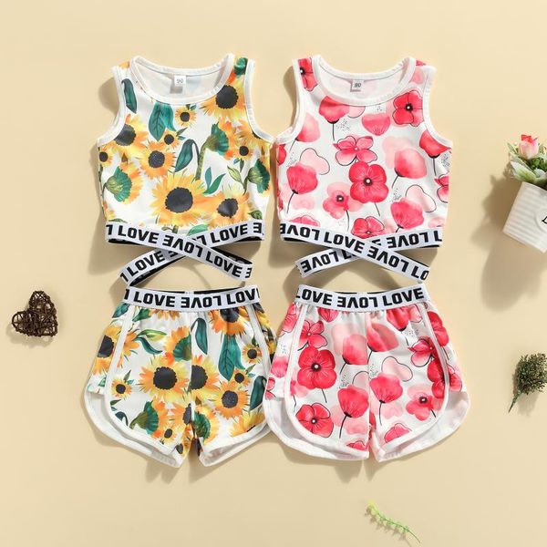 clothing sets 2021 summer lovely kids girls clothes fashion flowers printed sleeveless bandage vest shorts 2-7y, White
clothing sets 2021 summer lovely kids girls clothes fashion flowers printed sleeveless bandage vest shorts 2-7y, White