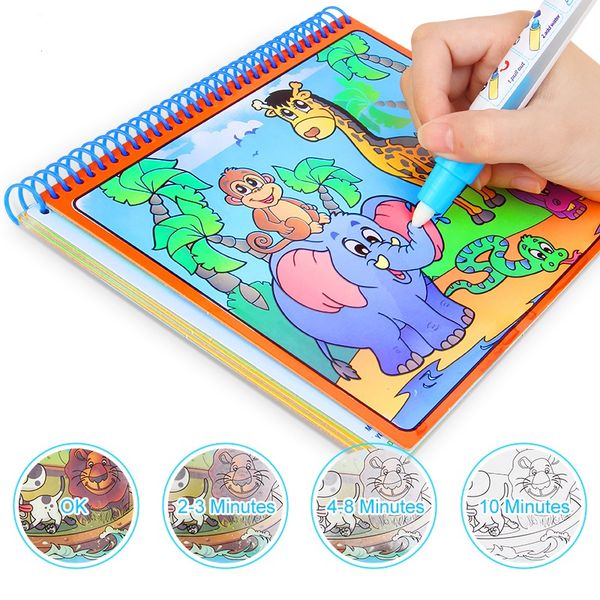 magic water drawing book with magic pen painting drawing board coloring book toys for children education drawing toy kids gifts
magic water drawing book with magic pen painting drawing board coloring book toys for children education drawing toy kids gifts
