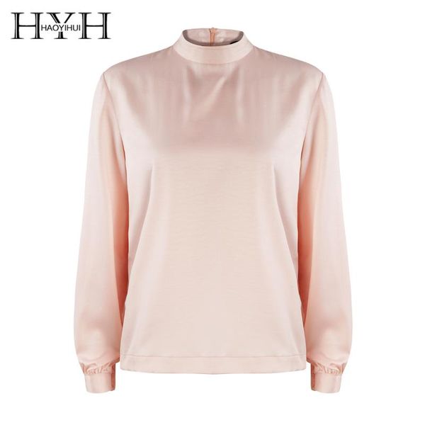 women's blouses & shirts hyh haoyihui semi-high leader's pleated shirt long sleeve pink streetwear, White
women's blouses & shirts hyh haoyihui semi-high leader's pleated shirt long sleeve pink streetwear, White