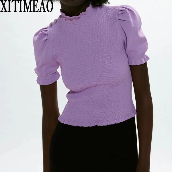 women casual solid puff short sleeve knitted t-shirts ladies fashion 2021 o neck slim fit tees women's t-shirt, White
women casual solid puff short sleeve knitted t-shirts ladies fashion 2021 o neck slim fit tees women's t-shirt, White