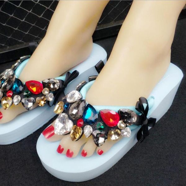 slippers 2021 arrival fashion crystal platform women lady rhinestone wedges high heels beach slides big size35-42 shoes, Black
slippers 2021 arrival fashion crystal platform women lady rhinestone wedges high heels beach slides big size35-42 shoes, Black