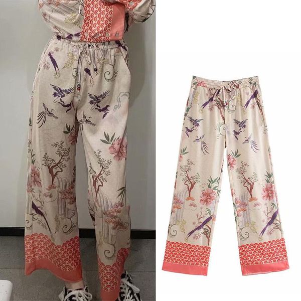 women's pants & capris za women vintage loose indie folk patchwork floral print slim flare retro female chic straigh long trousers pl36, Black;white
women's pants & capris za women vintage loose indie folk patchwork floral print slim flare retro female chic straigh long trousers pl36, Black;white