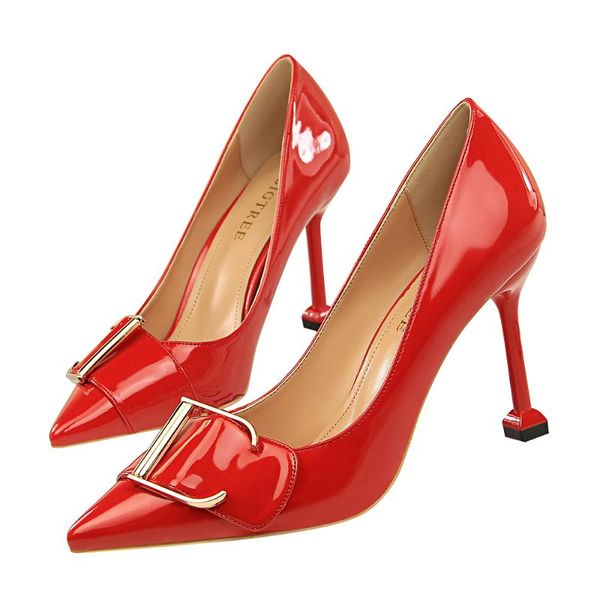 dress shoes fashion high heel women pumps size 34-40 2021 wedding party thin square toe women's heels red pink, Black
dress shoes fashion high heel women pumps size 34-40 2021 wedding party thin square toe women's heels red pink, Black