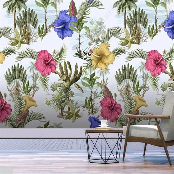 wallpapers milofi customized 3d large wallpaper mural hand-painted tropical plants flowers seamless stitching bedroom background wall
wallpapers milofi customized 3d large wallpaper mural hand-painted tropical plants flowers seamless stitching bedroom background wall