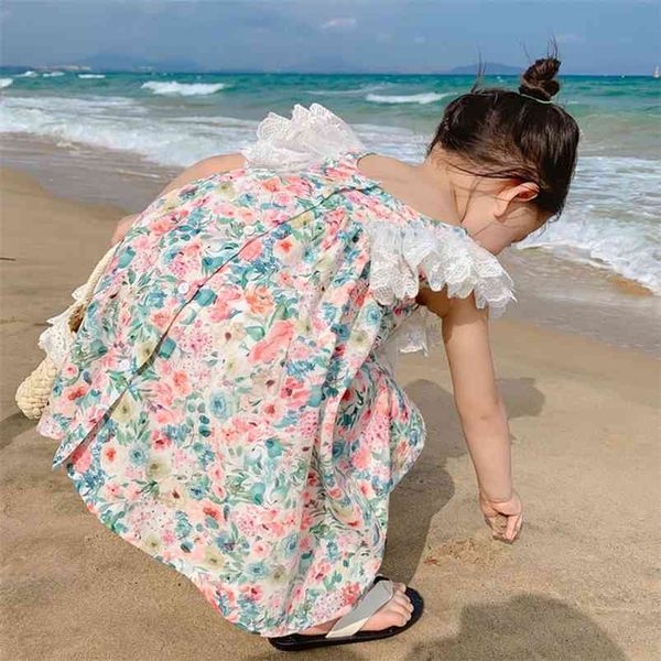 summer girls' dress lace stitching sleeve floral sweet princess baby kids children's clothing for girl 210625, Red;yellow
summer girls' dress lace stitching sleeve floral sweet princess baby kids children's clothing for girl 210625, Red;yellow
