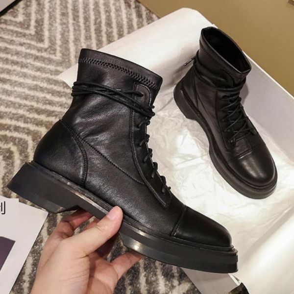 boots women's british wind 2021 autumn and winter lace-up cross-tied square heel women, Black
boots women's british wind 2021 autumn and winter lace-up cross-tied square heel women, Black