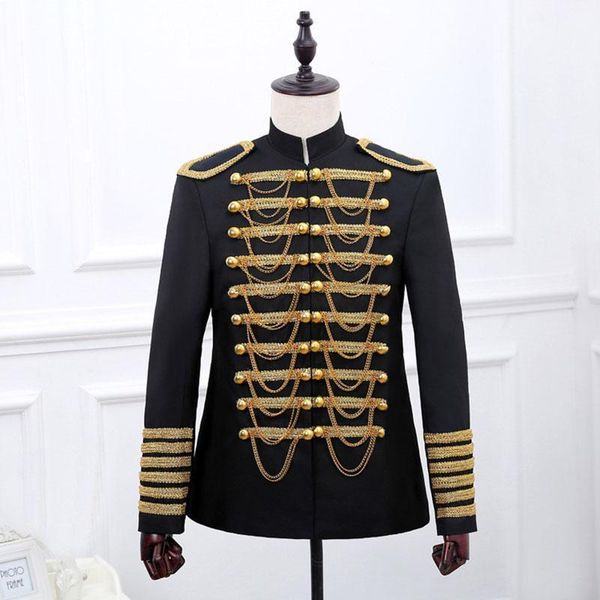 men's suits & blazers mens blazer jacket dj nightclub bar sequin men european court costume homme wedding groom cosplay homme1, White;black
men's suits & blazers mens blazer jacket dj nightclub bar sequin men european court costume homme wedding groom cosplay homme1, White;black