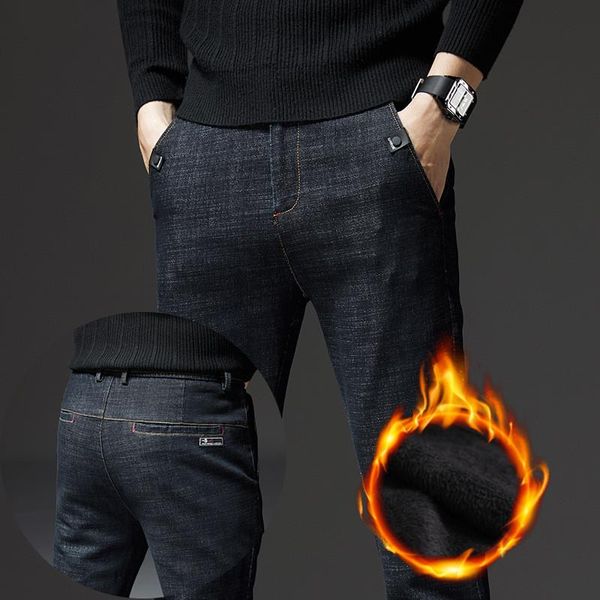 men's pants warm winter men jeans denim black thick fleece straight regular fit trousers casual korea style 2021 clothing
men's pants warm winter men jeans denim black thick fleece straight regular fit trousers casual korea style 2021 clothing