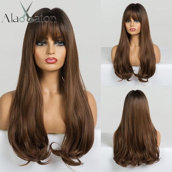 eaton long wavy synthetic wigs with bangs for black women african american ombre brown cosplay heat resistant hair1
eaton long wavy synthetic wigs with bangs for black women african american ombre brown cosplay heat resistant hair1