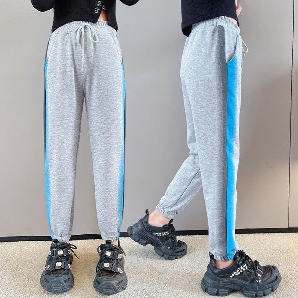 trousers girls sweatpants spring autumn gray side striped kids pants elastic waist teens children sport 10 12 13 years outfits, Blue
trousers girls sweatpants spring autumn gray side striped kids pants elastic waist teens children sport 10 12 13 years outfits, Blue
