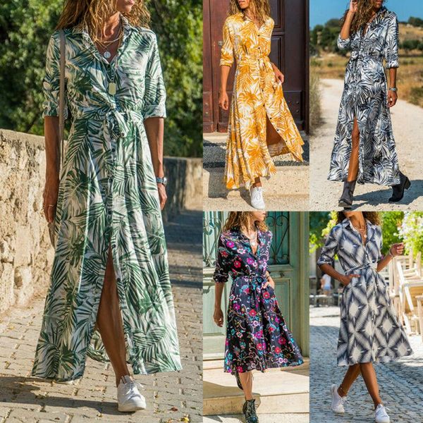 plus size women boho floral print midi dress ladies long sleeve party bodycon maxi v neck slit tunic sundress casual dresses, Black;gray
plus size women boho floral print midi dress ladies long sleeve party bodycon maxi v neck slit tunic sundress casual dresses, Black;gray