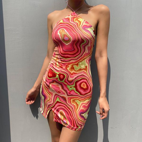 casual dresses summer sleeveless short dress y2k wave print backless halter women party elegant 90s fashion streetwear style, Black;gray
casual dresses summer sleeveless short dress y2k wave print backless halter women party elegant 90s fashion streetwear style, Black;gray