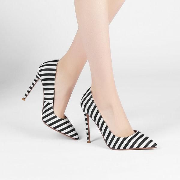 dress shoes pointed shallow mouth thin heel high heels single shoe stripe large size 40-43 chengdu women's, Black
dress shoes pointed shallow mouth thin heel high heels single shoe stripe large size 40-43 chengdu women's, Black