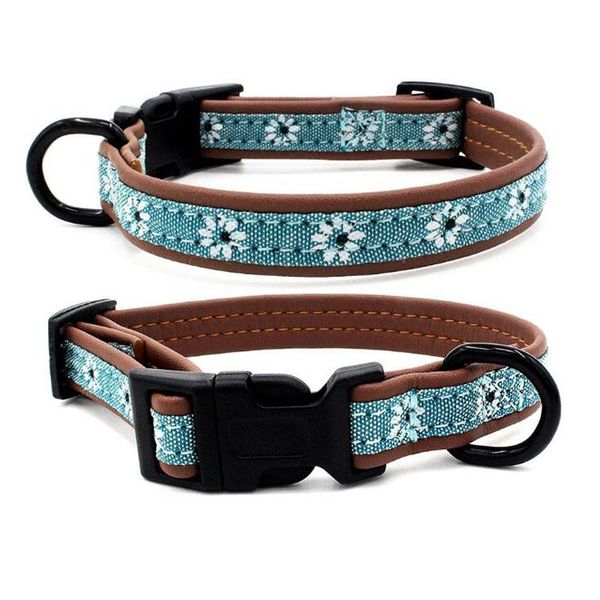 comfort pet dog leather collar small flower pattern cat adjustable plastic buckle puppy supplies accessories collars & leashes
comfort pet dog leather collar small flower pattern cat adjustable plastic buckle puppy supplies accessories collars & leashes