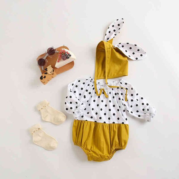 melario baby girl romper newborn girls clothing spring polka dot long sleeve one-piece jumpsuit outfits with hat 210412, Blue
melario baby girl romper newborn girls clothing spring polka dot long sleeve one-piece jumpsuit outfits with hat 210412, Blue
