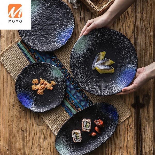creative personalized ceramic tableware household sushi plate dish fish dinner restaurant round flat storage bottles & jars
creative personalized ceramic tableware household sushi plate dish fish dinner restaurant round flat storage bottles & jars