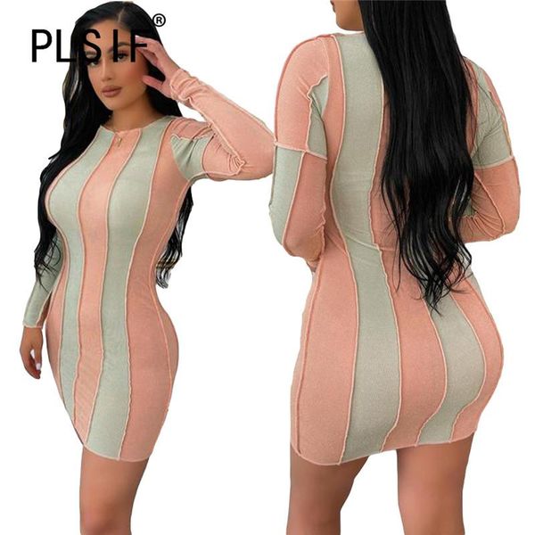 neck long sleeve stripe skinny mini dress tight club party lady fashion sheath high street chic casual dresses, Black;gray
neck long sleeve stripe skinny mini dress tight club party lady fashion sheath high street chic casual dresses, Black;gray