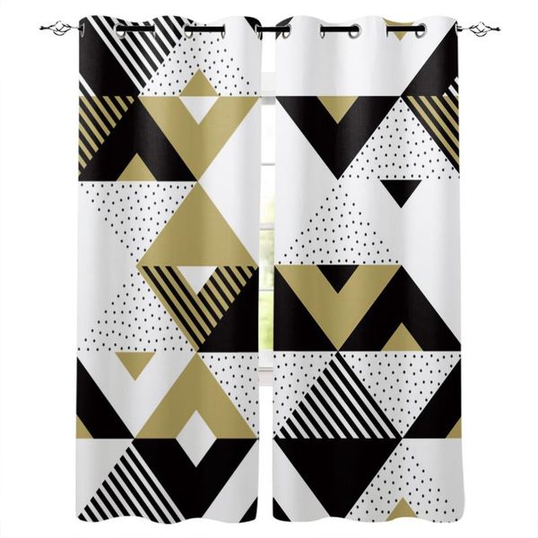 modern curtains for living room golden triangle geometric shape dot bedroom kitchen curtain home decoration window drapes &
modern curtains for living room golden triangle geometric shape dot bedroom kitchen curtain home decoration window drapes &