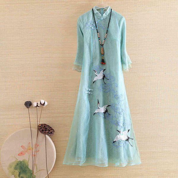 dress embro mill autumn organza women ethnic style retro elegant embroidery 3/4 sleeve loose a-line lady party dress s-xxl, Black;gray
dress embro mill autumn organza women ethnic style retro elegant embroidery 3/4 sleeve loose a-line lady party dress s-xxl, Black;gray