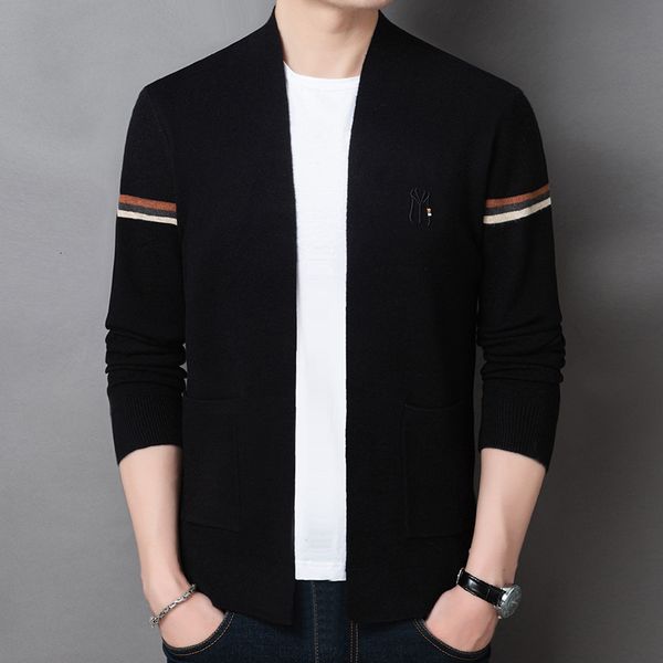 sweaters knit 2021 autumn men's leisure long sleeve sweater youth fashion cardigan kl-a63-20106, White;black
sweaters knit 2021 autumn men's leisure long sleeve sweater youth fashion cardigan kl-a63-20106, White;black
