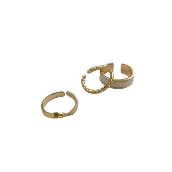cluster rings rz040 three-piece ring female fashion plain square index finger simple open, Golden;silver
cluster rings rz040 three-piece ring female fashion plain square index finger simple open, Golden;silver