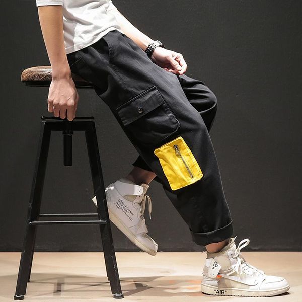 men hip hop trousers joggers overalls patchwork pocket cargo pants mens clothes streetwear male casual 5xl men's, Black
men hip hop trousers joggers overalls patchwork pocket cargo pants mens clothes streetwear male casual 5xl men's, Black