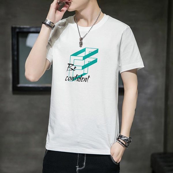 men's dress shirts 2021 summer short sleeve t-shirt youth student fashion cotton round neck, White;black
men's dress shirts 2021 summer short sleeve t-shirt youth student fashion cotton round neck, White;black