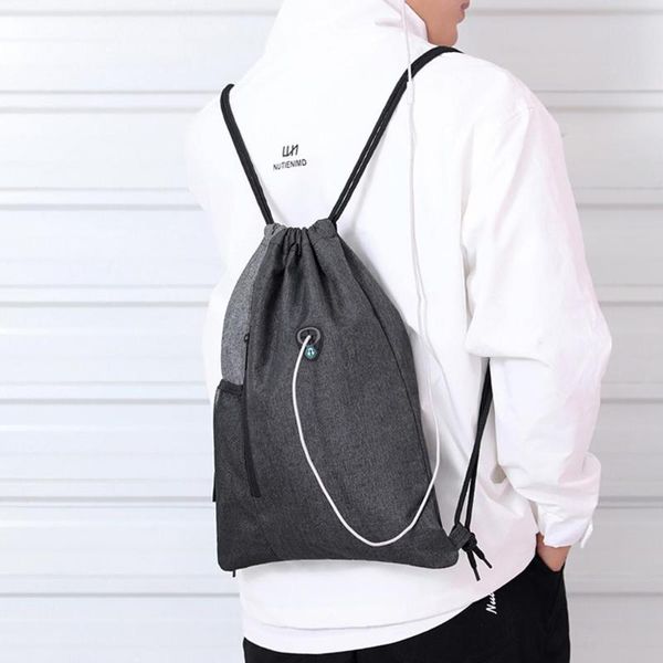 drawstring fashion backpack bundle rope sport school bags travel beach with headphone jack
drawstring fashion backpack bundle rope sport school bags travel beach with headphone jack