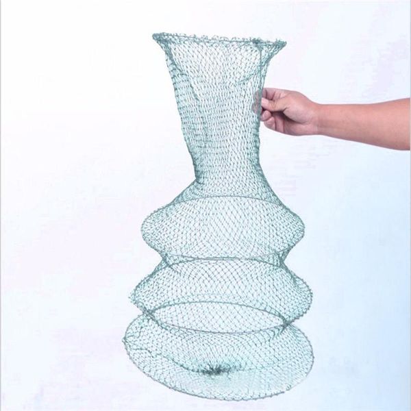 practical folding fish care shrimp cage green crawfish waterproof quick dry fishing gear net portable steel wire accessories
practical folding fish care shrimp cage green crawfish waterproof quick dry fishing gear net portable steel wire accessories