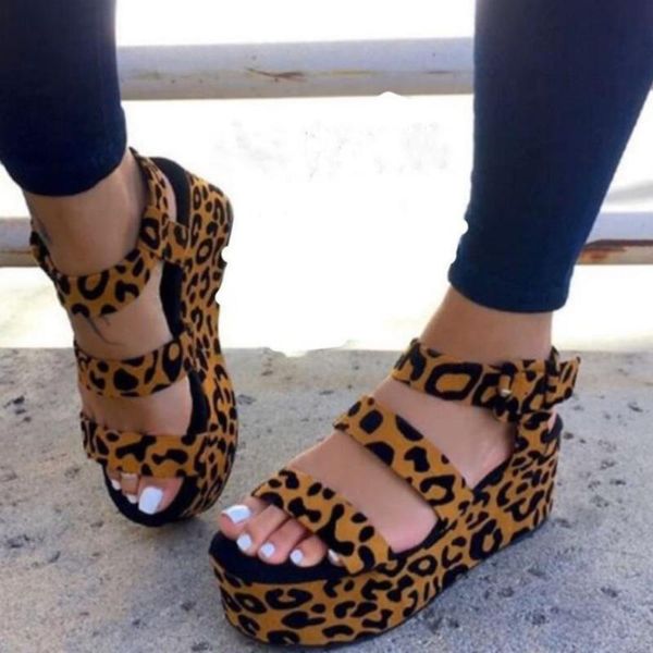 dress shoes 2021 for women sandals summer open toe platform wedge style leopard print sandalias de las mujeres, Black
dress shoes 2021 for women sandals summer open toe platform wedge style leopard print sandalias de las mujeres, Black
