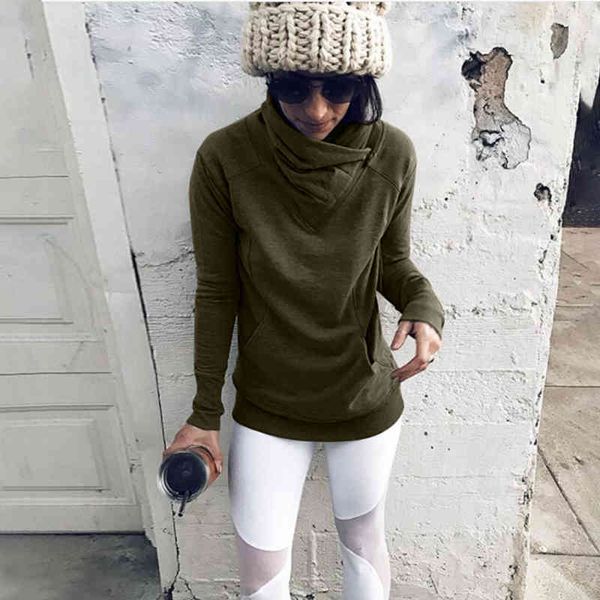 women's hoodies & sweatshirts autumn spring fashion pockets solid zipper neck casual pullover winter grey slim drop 42ff, Black
women's hoodies & sweatshirts autumn spring fashion pockets solid zipper neck casual pullover winter grey slim drop 42ff, Black