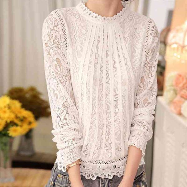 women white blouse lace long sleeve o neck shirt casual blouse elegant womens and blouses floral ladies blouses
women white blouse lace long sleeve o neck shirt casual blouse elegant womens and blouses floral ladies blouses