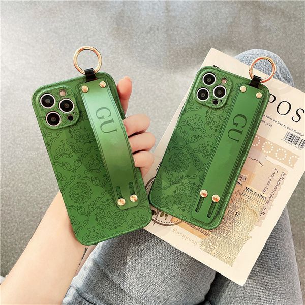 2021 new luxury brand green fashion wrist strap phone case for apple iphone 11 12 13 pro max xr xs max 7/8 plus wristband cover
2021 new luxury brand green fashion wrist strap phone case for apple iphone 11 12 13 pro max xr xs max 7/8 plus wristband cover