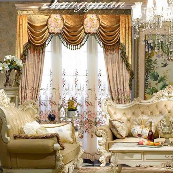 curtains for living room tassels curtain 2*2.6m/3*2.6m decoration floral window flocking european shading soft & drapes
curtains for living room tassels curtain 2*2.6m/3*2.6m decoration floral window flocking european shading soft & drapes