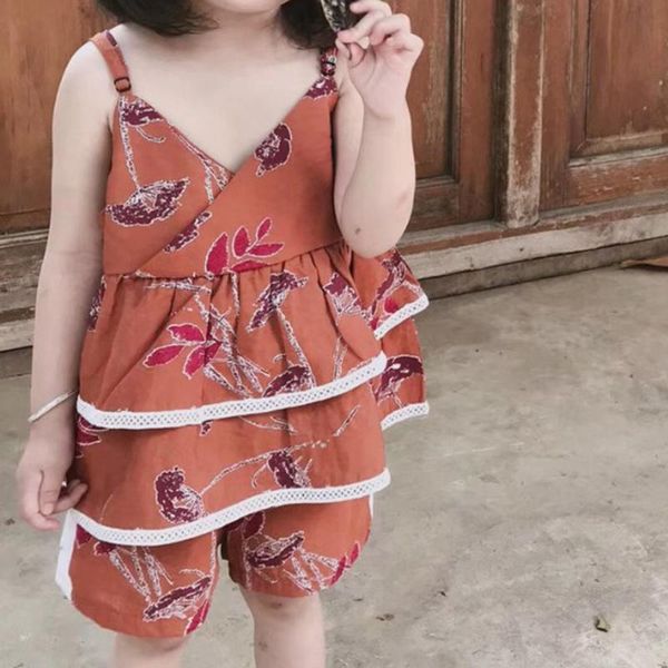clothing sets 2021 flower pattern suspender layered shorts 2pcs girl clothes children's kid, White
clothing sets 2021 flower pattern suspender layered shorts 2pcs girl clothes children's kid, White