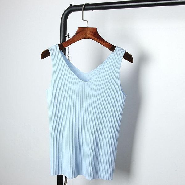 women's tanks & camis 2021 thin inside and outside wear slim-fit stretch sleeveless viscose fiber knitted double v-neck women vest, White
women's tanks & camis 2021 thin inside and outside wear slim-fit stretch sleeveless viscose fiber knitted double v-neck women vest, White