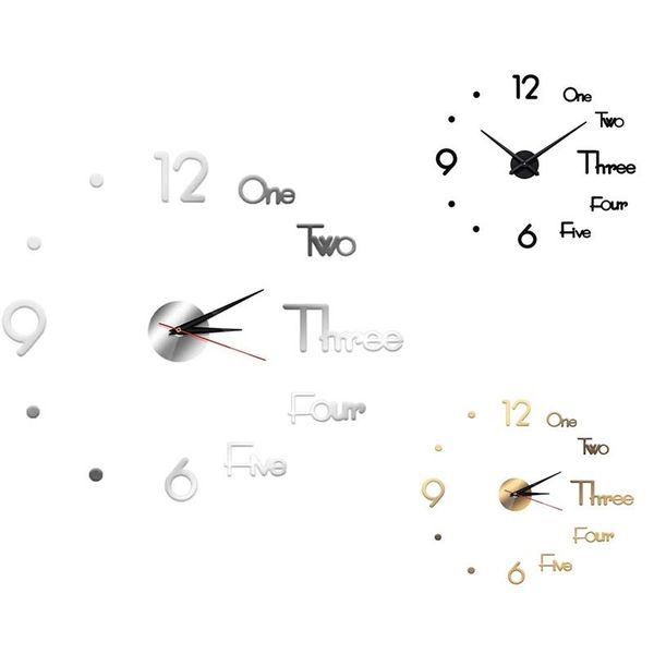 wall clocks large diy clock 3d frameless silent non ticking black round battery operated modern decor for office
wall clocks large diy clock 3d frameless silent non ticking black round battery operated modern decor for office