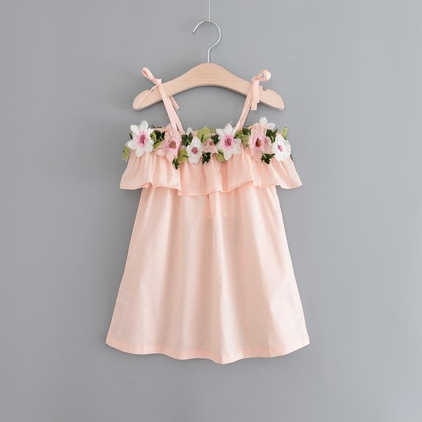girls clothes summer fashion cotton collar flowers sling vest clothing 3-7 year wear for children's 210515, Blue
girls clothes summer fashion cotton collar flowers sling vest clothing 3-7 year wear for children's 210515, Blue