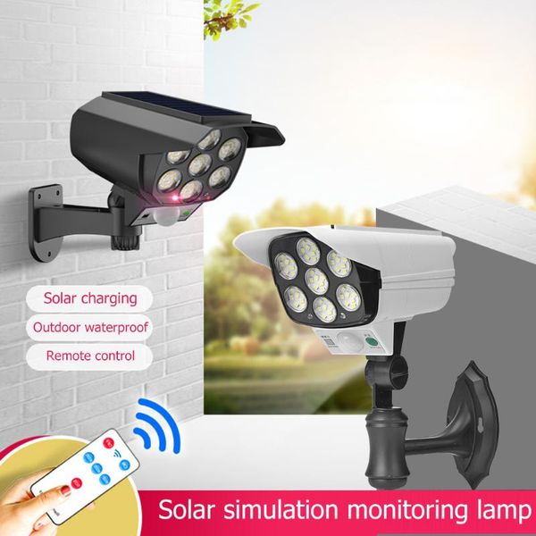 solar lamps led powered light outdoors 360 degree rotating simulation monitor waterproof human body induction lamp garden decor
solar lamps led powered light outdoors 360 degree rotating simulation monitor waterproof human body induction lamp garden decor