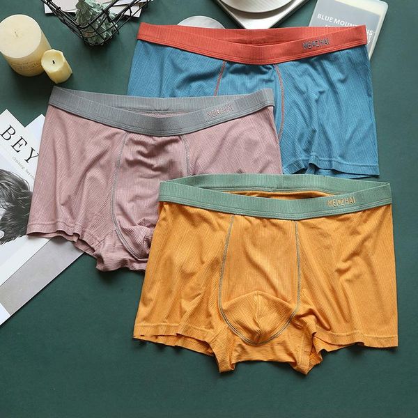underpants fashion men boxer panties underwear soft antibacterial moisture absorbent elastic breathable shorts male man, Black;white
underpants fashion men boxer panties underwear soft antibacterial moisture absorbent elastic breathable shorts male man, Black;white