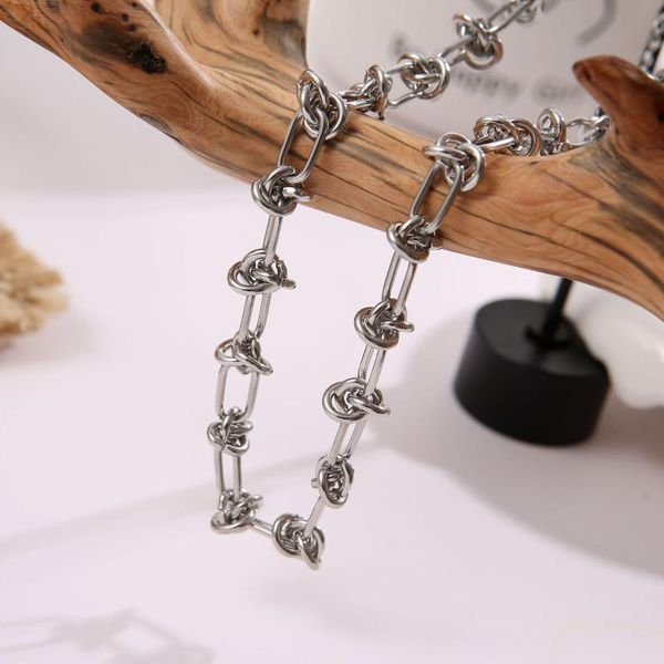 chains personality trend cool net red titanium steel jewelry stainless cross-border selling necklace, Silver
chains personality trend cool net red titanium steel jewelry stainless cross-border selling necklace, Silver
