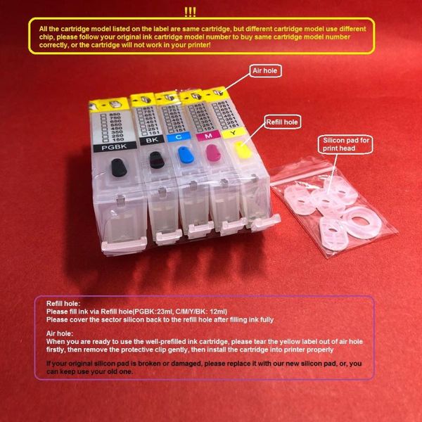 ink cartridges yotat empty refillable pgi-850 cli-851 cartridge for canon pixma ip7280 mg 6380 5480 mx928 mx728 mg7180 mg6400
ink cartridges yotat empty refillable pgi-850 cli-851 cartridge for canon pixma ip7280 mg 6380 5480 mx928 mx728 mg7180 mg6400