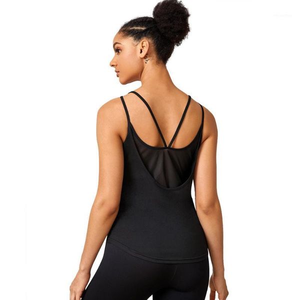 women's yoga vest sleeveless camisole sports shirt running fitness jersey outfit