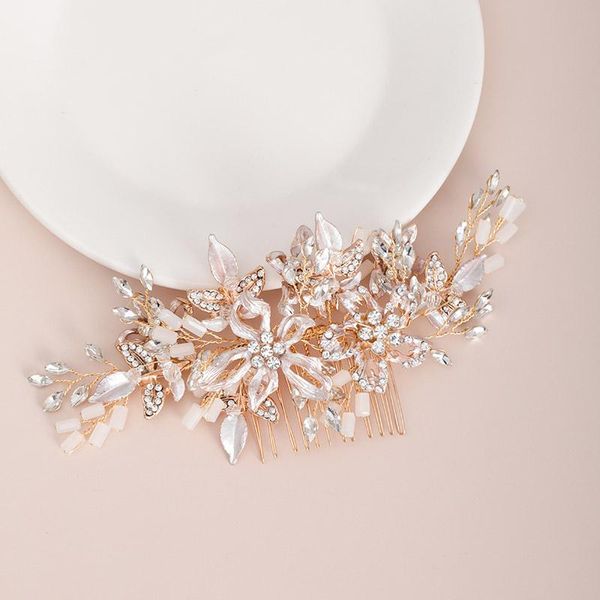 hair clips & barrettes luxury handwork faux sparkling rhinestone comb rose gold temperament bridal tiara party pageant ornaments lb, Golden;silver
hair clips & barrettes luxury handwork faux sparkling rhinestone comb rose gold temperament bridal tiara party pageant ornaments lb, Golden;silver