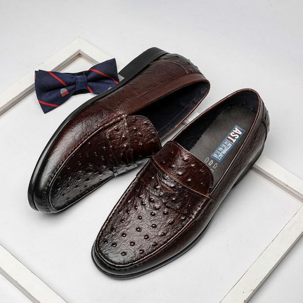 men loafers shoes business dress suit brand bullock genuine leather black slip on wedding mens driving
men loafers shoes business dress suit brand bullock genuine leather black slip on wedding mens driving