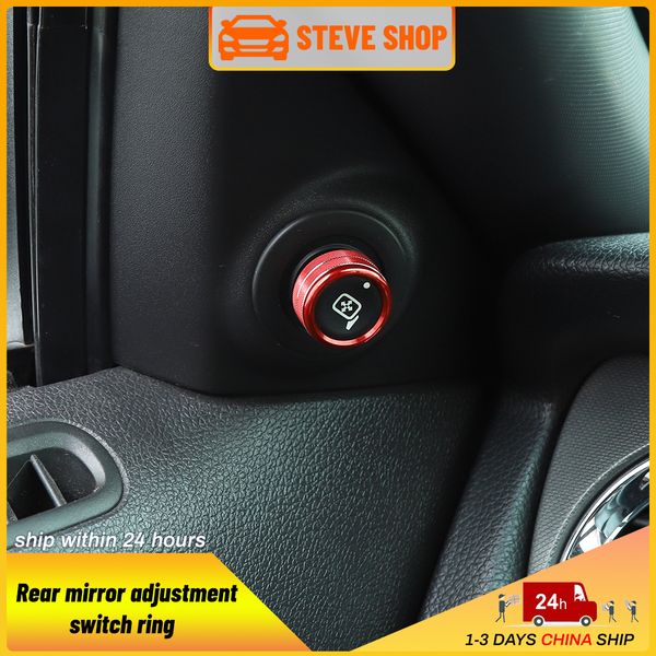 red rear mirror adjustment switch bezel aluminum alloy 1pc for ford mustang 2009-2013 auto interior accessories
red rear mirror adjustment switch bezel aluminum alloy 1pc for ford mustang 2009-2013 auto interior accessories