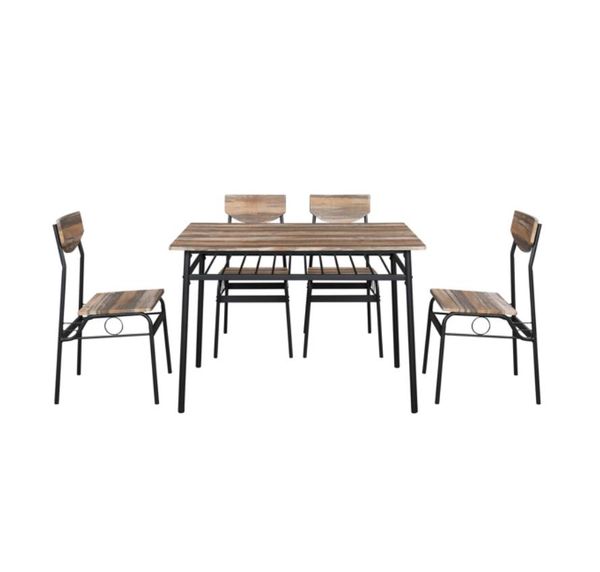 bedroom furniturerectangular disassembly and assembly p2 board iron compartment 1 table 4 chairs dining table and chair set natural color
bedroom furniturerectangular disassembly and assembly p2 board iron compartment 1 table 4 chairs dining table and chair set natural color
