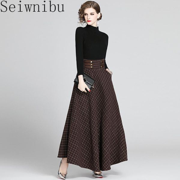 two piece dress 2021 spring runway fashion 2 skirt suits sets women black sweater + high waist long pleated outfits femme, White
two piece dress 2021 spring runway fashion 2 skirt suits sets women black sweater + high waist long pleated outfits femme, White