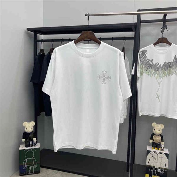 croosin fashion brand 21ss summer new ch crow diamond sanskrit cross loose round neck casual short sleeve t-shirt, White;black
croosin fashion brand 21ss summer new ch crow diamond sanskrit cross loose round neck casual short sleeve t-shirt, White;black
